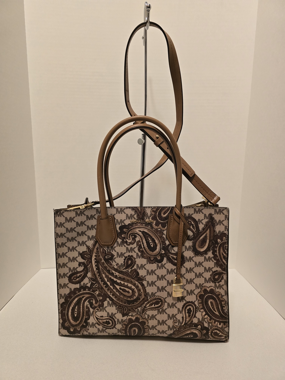 Michael Kors Mercer Large Convertible Tote In Limited Edition Paisley.
